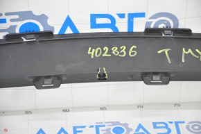Fastening of the lower grille of the front bumper central Tesla Model X 16-21 bottom, fastenings are broken