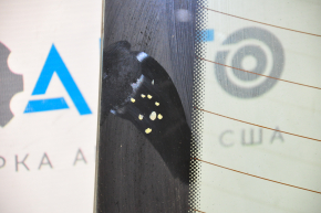 Rear glass VW Passat b8 16-19 USA contacts are soldered off, scratches