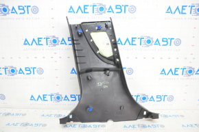 Tesla Model S 12-20 black center pillar trim lower right, with black insert
