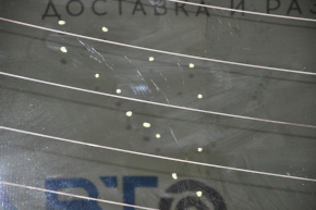 Rear glass of the tailgate of Jeep Grand Cherokee WK2 14-21 tinted, small scratches, scratches from the wiper, contact unsoldered