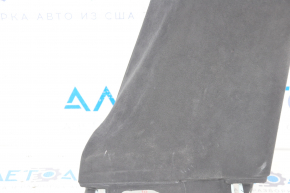 Center pillar trim upper belt right Tesla Model S 16-20 rest, black suede, swollen suede
