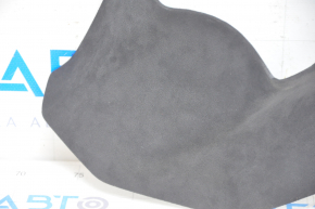 Rear Trunk Pillar Cover Left Tesla Model S 12-20 Black Suede, Suede Bulged