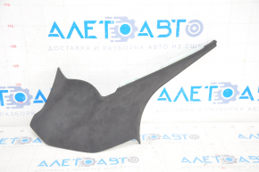 Rear Trunk Pillar Cover Left Tesla Model S 12-20 Black Suede, Suede Bulged