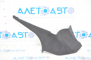 Rear Trunk Pillar Cover Right Tesla Model S 12-20 Black Suede, Suede Bulged
