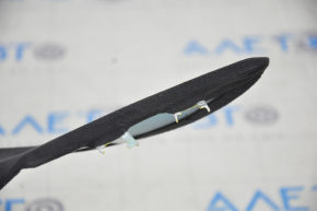 Front pillar trim left Tesla Model S 12-20 black suede, suede swelled, broken fastener