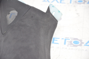 Front pillar trim left Tesla Model S 12-20 black suede, suede swelled, broken fastener