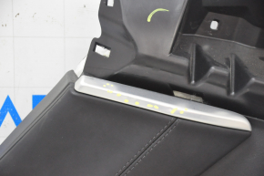 Rear pillar trim lower right Tesla Model S 16-20 rest, black, with black insert, pokes on chrome