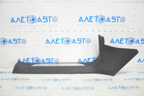 Door sill trim front left Tesla Model S 12-20 black, with chrome trim