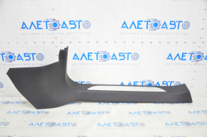 Door sill trim front right Tesla Model S 12-20 black, with chrome trim, chrome trim
