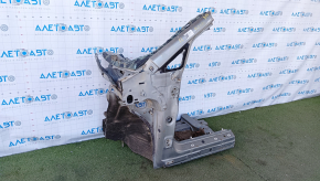 Quarter front left Subaru b10 Tribeca silver, sawn off side member with glass