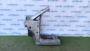 Quarter front left Subaru b10 Tribeca silver, sawn off side member with glass
