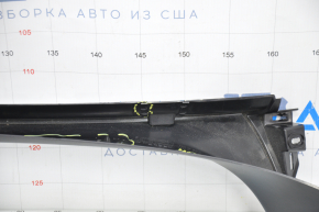 Right trunk door trim Tesla Model X 16-21 black, mount and plug are peeled off, scratches, worn