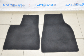 Set of floor mats for Tesla Model X 16-21 black, for 6 seats