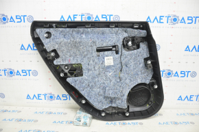 Door trim card rear right Tesla Model S 16-20 rest, leather black, with backlight, butt on chrome