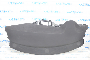 Dashboard front panel with AIRBAG Tesla Model S 12-20 leather black + suede