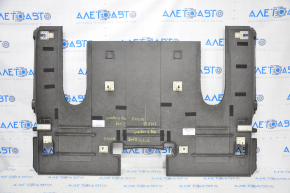 Tesla Model X 2nd Row Seat Floor Covering 16-21 2 pieces for 6 seats black, fasteners are peeled off