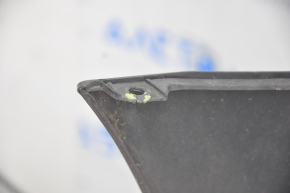 Rear bumper bare Tesla Model S 16-20 rest, for parking brakes, black, break fastening