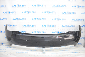 Rear bumper bare Tesla Model S 16-20 rest, for parking brakes, black, break fastening