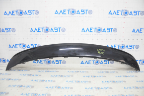 Tesla Model S 16-20 rear bumper trim, black, gloss