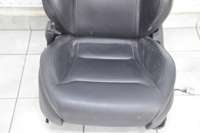 Driver's seat Tesla Model S 16-20 rest, with airbag, leather black, electric, worn