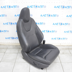 Passenger seat Tesla Model S 16-20 rest, with airbag, leather black, electric