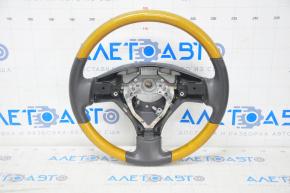 Naked steering wheel Lexus RX300 RX330 RX350 RX400h 04-09 leather black, with wood