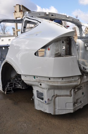 Quarter wing rear left Tesla Model X 16-21 white on the body
