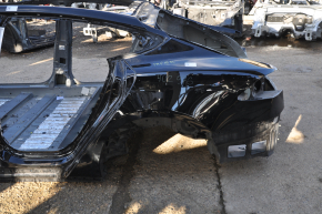 Quarter wing rear left Tesla Model S 12-20 on the body, aluminum panel, black