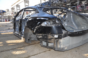 Quarter wing rear left Tesla Model S 12-20 on the body, aluminum panel, black