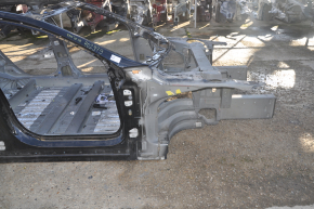 Tesla Model S 16-20 rest RWD front right quarter on body, aluminum panel, black
