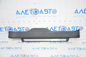 Front right threshold pad Subaru Outback 15-19 black, with chrome trim, butt on chrome
