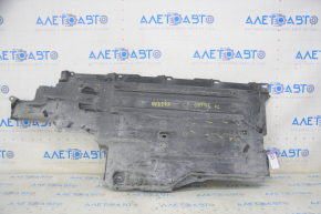 Left underbody protection Subaru Outback 15-19 dented, worn