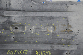 Right bottom protection Subaru Outback 15-19 dented, worn