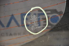 Rear glass Mazda 3 14-18 BM tinted, scratches