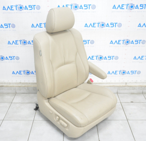 Passenger seat Lexus RX300 RX330 RX350 RX400h 04-09 with airbag, beige leather, electric