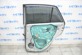 Door assembly rear right Lexus RX400h 04-09 hybrid, silver 6T1, bumpers