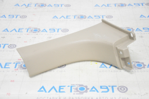 Trunk opening trim left Lexus RX300 RX330 RX350 RX400h 04-09 beige, worn