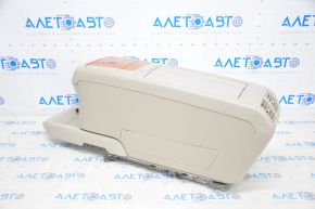 Central console armrest and cup holders Lexus RX300 RX330 RX350 RX400h 04-09 beige, scratches