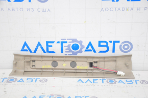 Door sill trim with illumination rear left Lexus RX300 RX330 RX350 RX400h 04-09 beige, scratches on chrome
