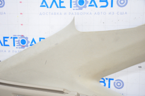Upper left rear pillar trim Lexus RX300 RX330 RX350 RX400h 04-09 beige, chemically treated