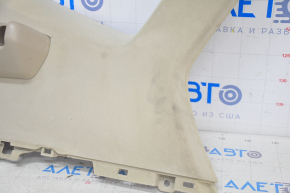 Upper left rear pillar trim Lexus RX300 RX330 RX350 RX400h 04-09 beige, chemically treated