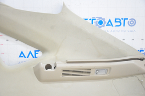 Upper right rear pillar trim Lexus RX300 RX330 RX350 RX400h 04-09 beige, chemically treated