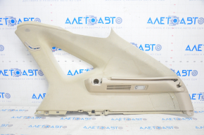 Upper right rear pillar trim Lexus RX300 RX330 RX350 RX400h 04-09 beige, chemically treated