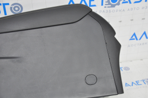 Console central armrest Subaru Outback 15-19 leather, black, with air duct, heated, scratches