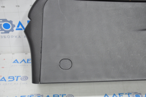 Console central armrest Subaru Outback 15-19 leather, black, with air duct, heated, scratches