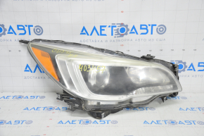 Headlight front right Subaru Outback 15-17 bare, pre-rest, halogen, dark, for polishing