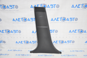 Center pillar trim lower left Subaru Outback 15-19 black, worn