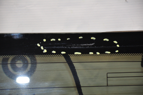 Rear glass of the trunk door Infiniti JX35 QX60 13-15 pre-restoration, tinting, scratches, abrasions