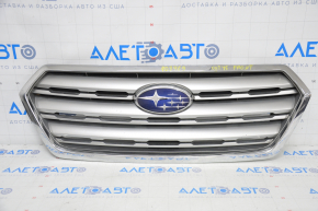 Radiator grill Subaru Outback 15-17 with emblem, sand, chrome in emblem is used