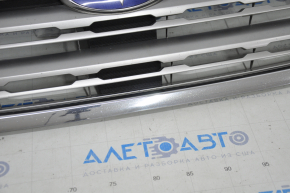 Radiator grill Subaru Outback 15-17 with emblem, sand, chrome in emblem is used